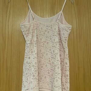 Candie's Blush Lace Trim Camisole